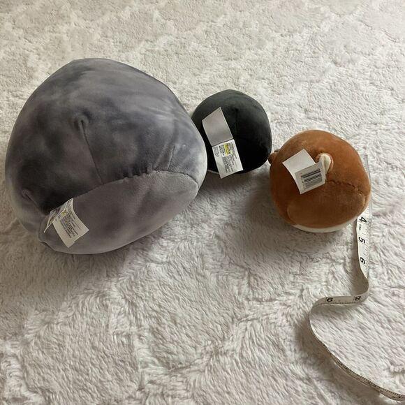 Squishmallow‎ Set Of 3 Boulder The Moon, Dawn The Deer And Luna The Penguin - Picture 11 of 11